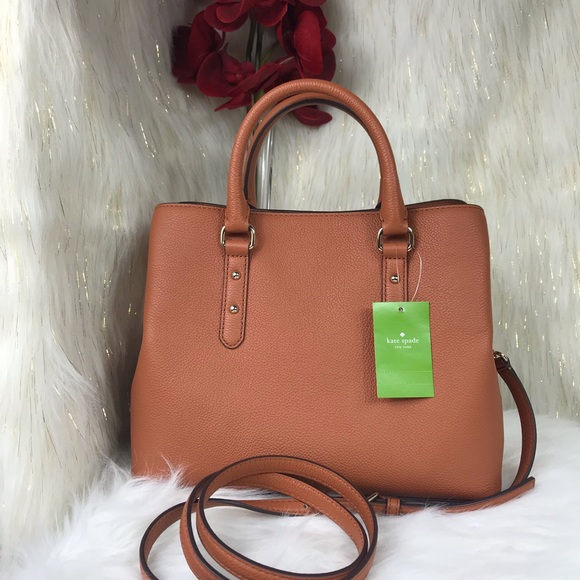 KATE SPADE EVANGELIE LARCHMONT AVENUE SATCHEL - Picture 4 of 8